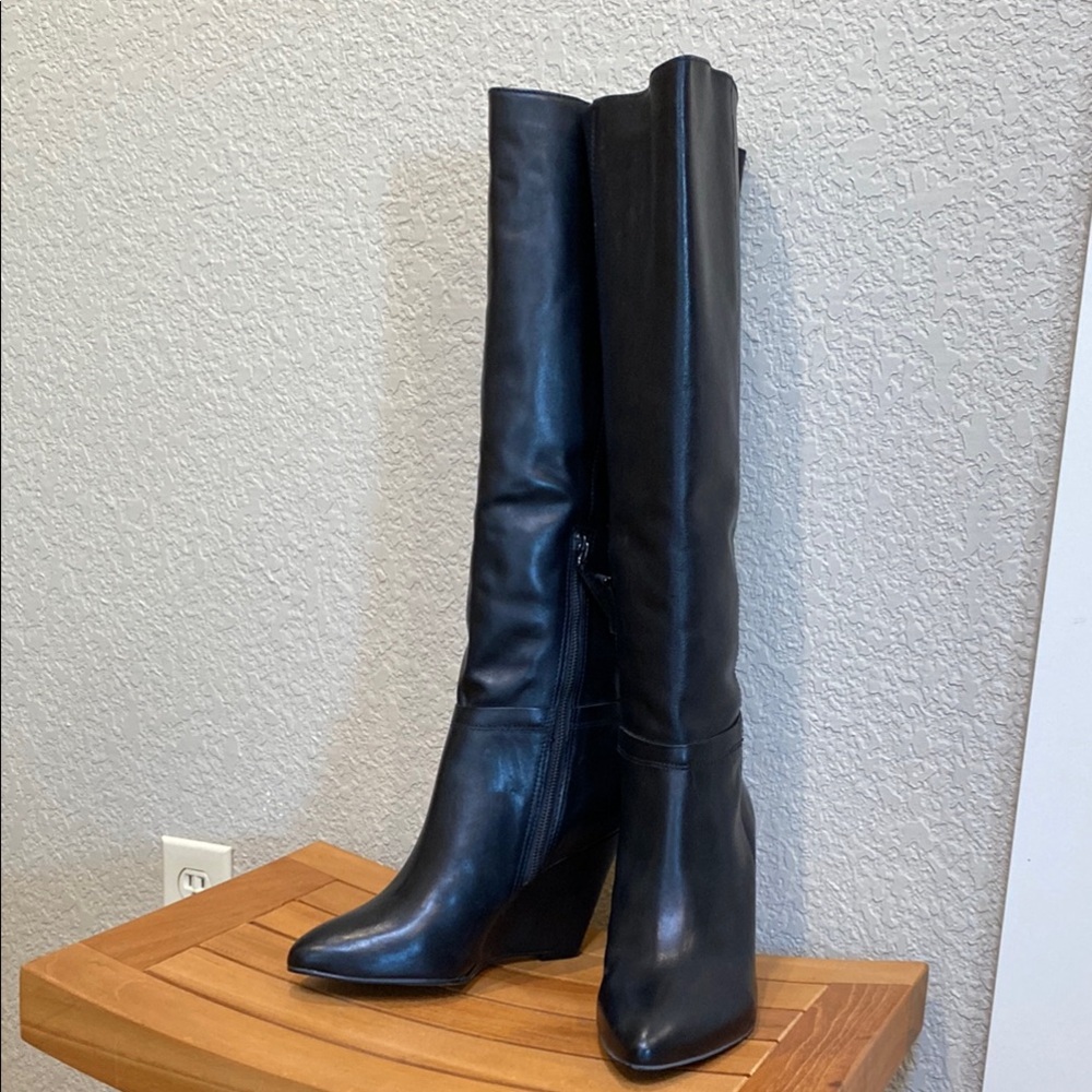 LOEFFLER RANDALL Women's Sophie Classic Tall Wedge Boot 8.5